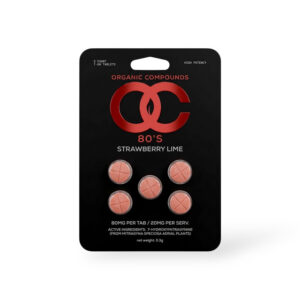 OC 80’s 7-Hydroxy Strawberry Lime 80mg Chewable Tablet